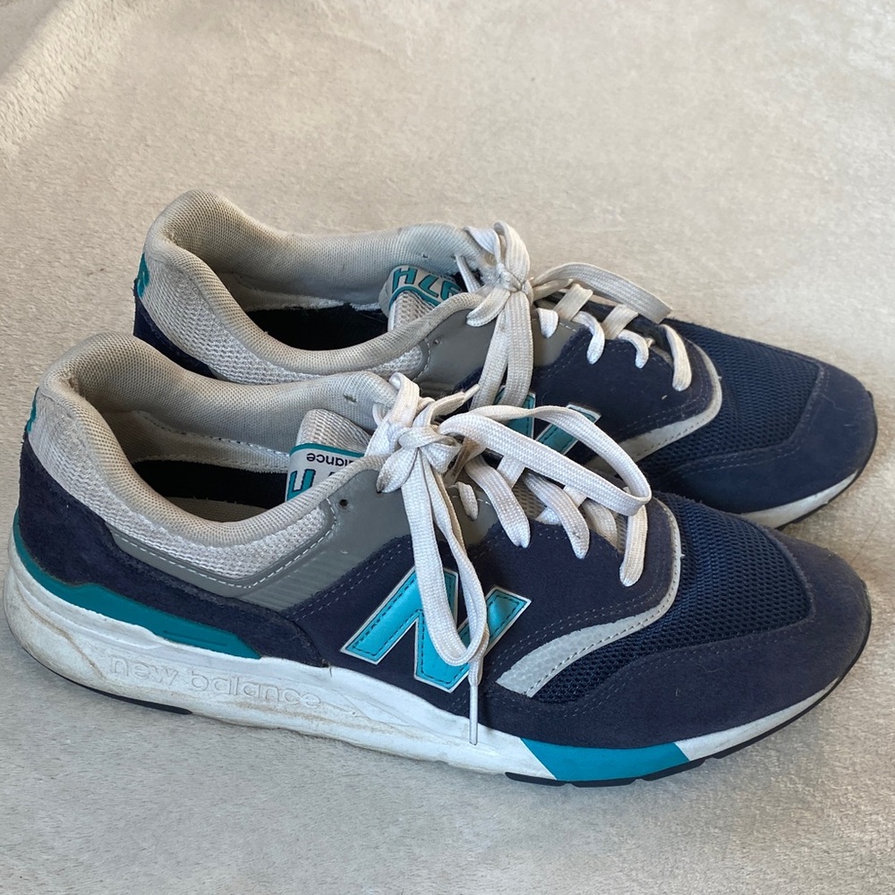 New Balance navy teal white 997H mens Sz 10